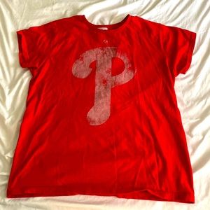 Philadelphia Phillies woman short sleeve chase Utley by majestic